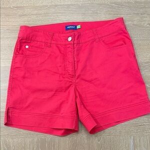Daily Sports Vibrant Red High Waist Shorts